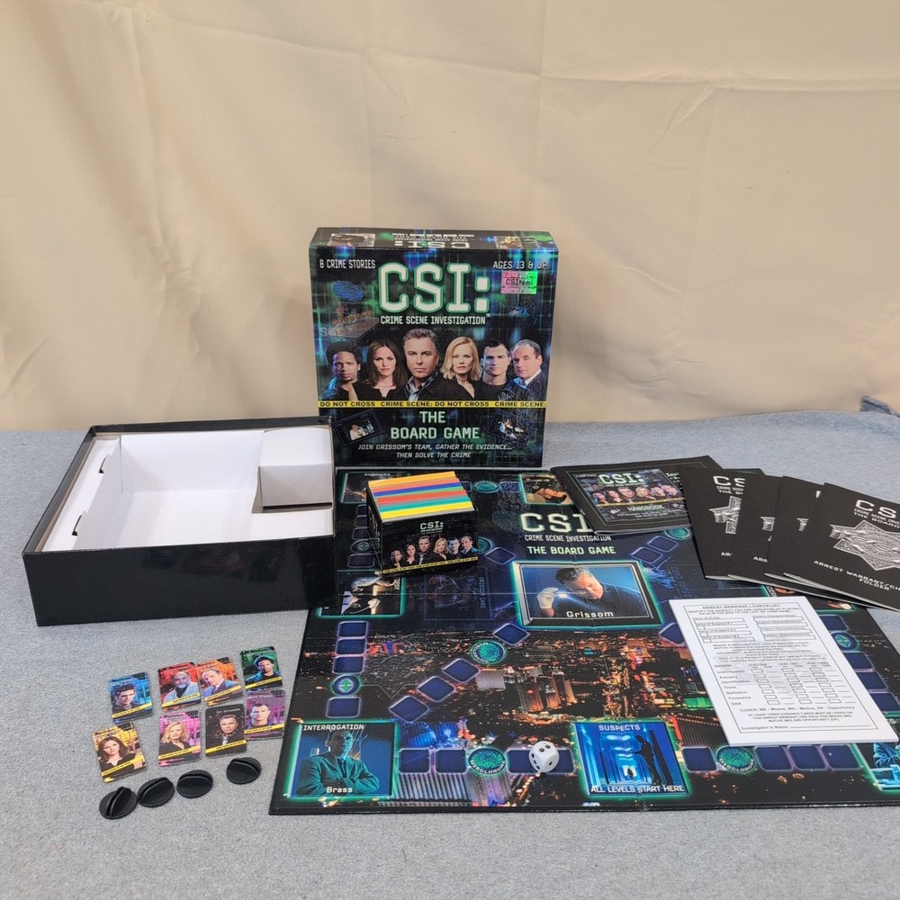 CSI Crime Scene Investigation The Board Game 2004 Specialty Board Games 3743 - Picture 3 of 6
